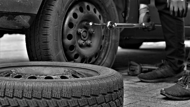 how to replace a van tire